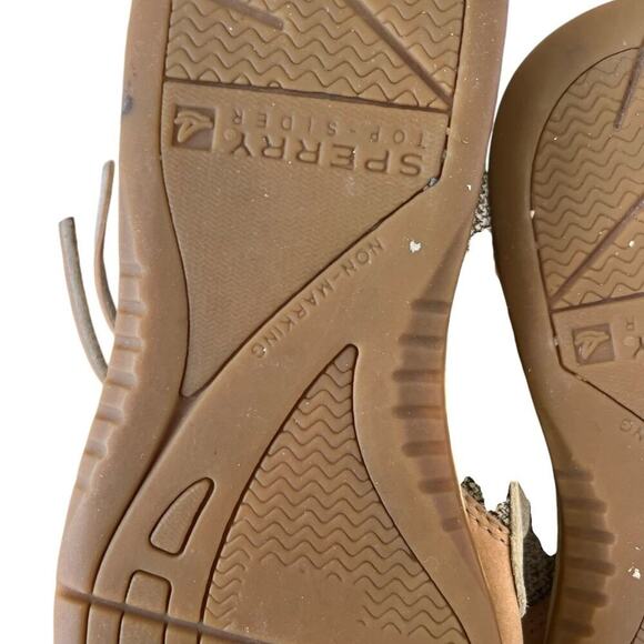 Sperry women’s size 8.5 leather top sider slip on shoes - Picture 9 of 10